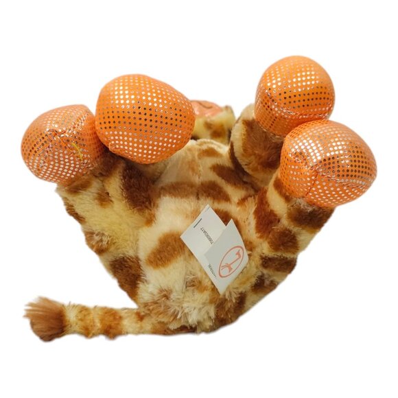 Winkeez Andrew Giraffe Stuffed Animal Toy 8" Plush Orange Sparkle Eyes NOS 2017 - Picture 10 of 14